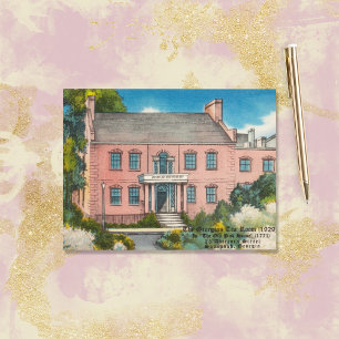 Rosa House Savannah GA historisk Vykort
