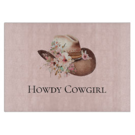  Rosa Howdy Cowgirl Blommigt Westerna hattar