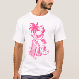 Rosa Hula Girl T-Shirt