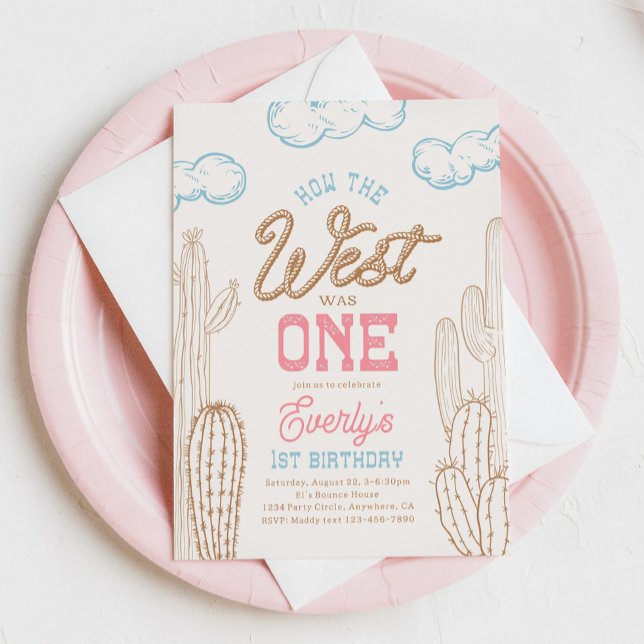 Rosa Hur Västern var en inbjudan (Skapare uppladdad)