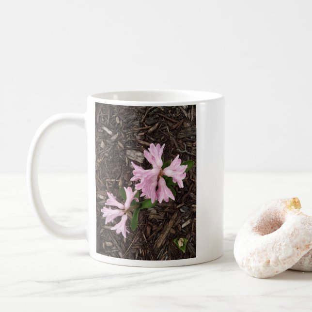 Rosa Hyacint Kaffemugg (Med munk)