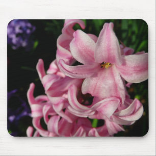 Rosa Hyacinth Vår Blommigt Musmatta
