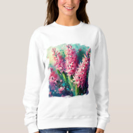 Rosa Hyacinths Blommigt Impressionistisk målning T Shirt