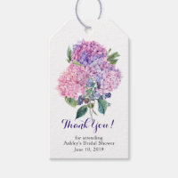 Rosa Hydrangea Blommigt Möhippa Tack
