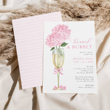 Rosa Hydrangea Brunch och BubLY Champagne Glass