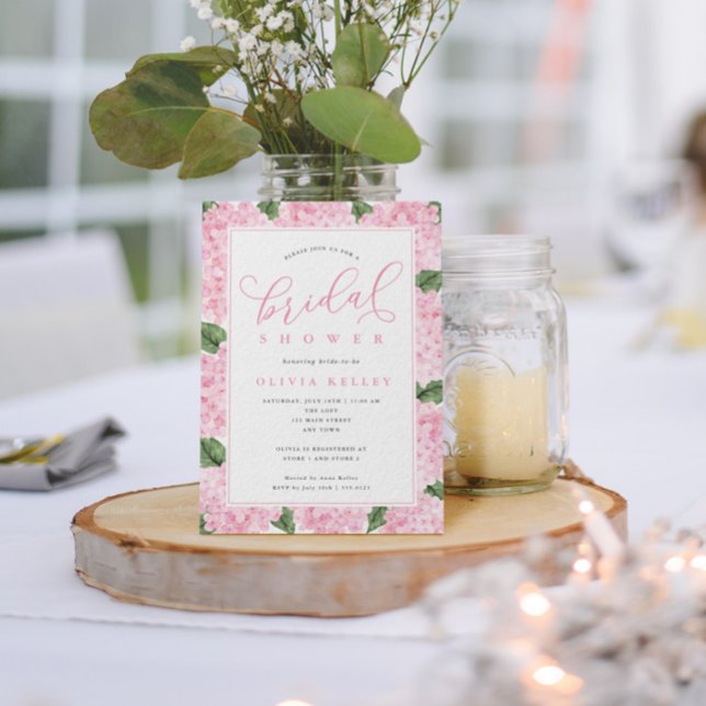 Rosa Hydrangea Flowers Petite Möhippa (Skapare uppladdad)