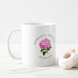 Rosa Hydrangea Grand Millennium Bästa Mamma någons Kaffemugg