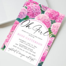 Rosa Hydrangea Oh Baby Shower