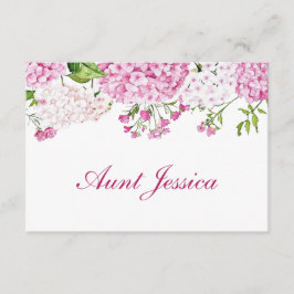 Rosa Hydrangea Platt Platskort