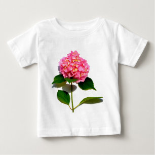Rosa Hydrangea rosa blommigt rosa blomma Tröja