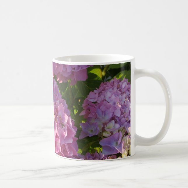 Rosa Hydrangeor Kaffemugg (Höger)