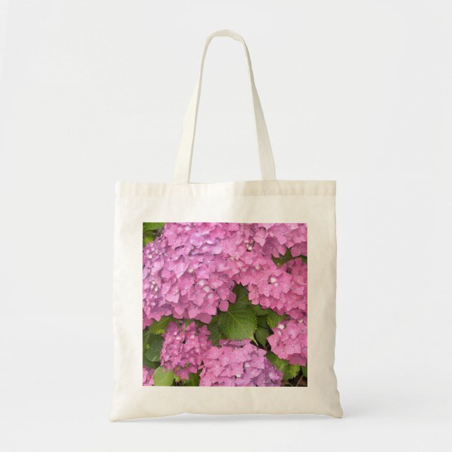 Rosa Hydrangeor Tygkasse (Framsidan)