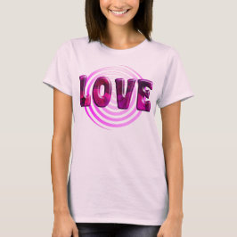 Rosa Hypnotic Kärlek Women's T-Shirt