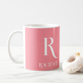 Rosa i den moderna Snyggten Namn Kaffemugg