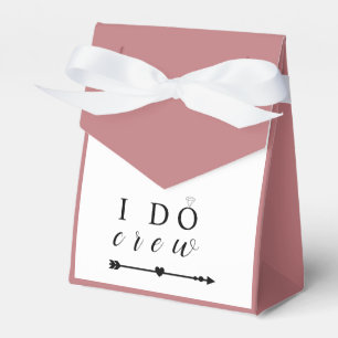 Rosa I Do Crew Bachelorette Party Presentaskar