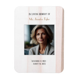 Rosa i Eleganten Loving Memory Magnet