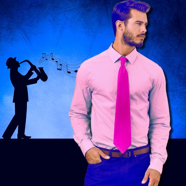 rosa i fast färg slips (Skapare uppladdad)