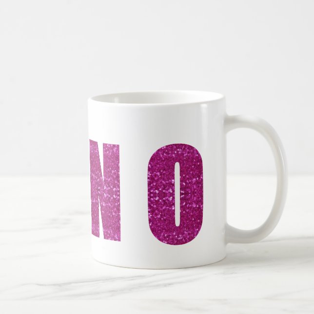 rosa i följd kaffemugg (Höger)