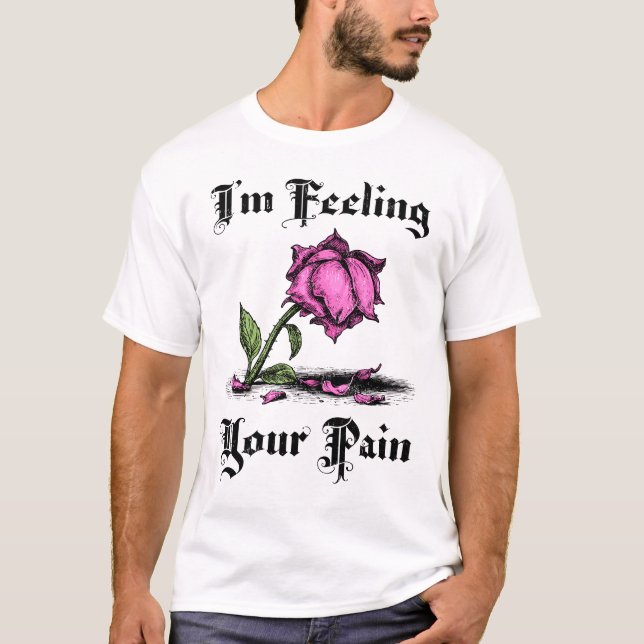 Rosa i förtvivlan t shirt (Framsida)