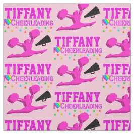 ROSA I KÄRLEK CHEERLEADING PERSONLIG FABRIC TYG
