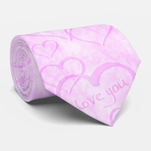 Rosa i Kärlek, du Manar Tie Slips