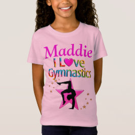 ROSA I KÄRLEK GYMNASTICS PERSONLIG T SHIRT