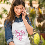 Rosa I Kärlek You Förkläde<br><div class="desc">Ett finare-teckensnitt rosa I kärlek som du utformar. Den här designen ser ut att vara verkligen för dessa Apron</div>
