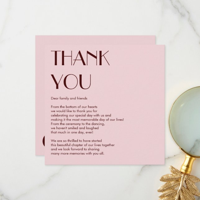 Rosa i maron och blek i dagens bröllop tack vare d (Fram/Back In Situ)