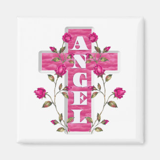 Rosa i Minnesgelmagnet Magnet