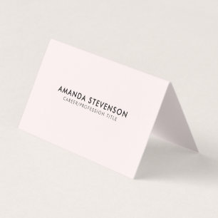 Rosa i modern Elegant Professionell, vikt Visitkort