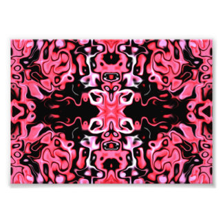 Rosa i mörkret fototryck