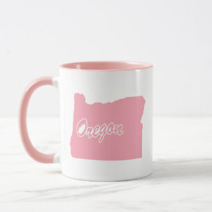 Rosa i Oregon Shape Mugg