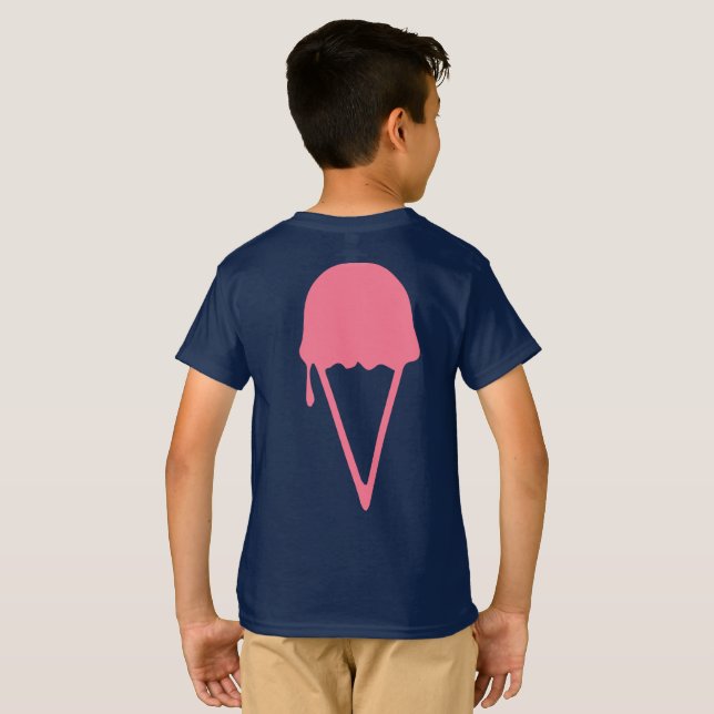 Rosa Ice Cream T Shirt (Hel baksida)