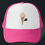 Rosa Ice CreamLady Sez BE-COOLA Keps<br><div class="desc">Åh,  hej! Rosa glass dam har har något att säga. Om din glass pratar,  vad skulle det då säga? Säg till om du vill ha någon anpassningsbar. Om du köper den,  tack! Se till att du  en pic på Instagram i handling och märkre mig @shoshannahscribbles :)</div>