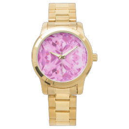 Rosa Ice Guld Bracelet Watch Armbandsur