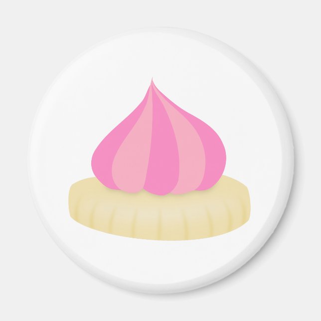Rosa Iced Gem Magnet (Framsidan)