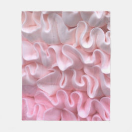 Rosa Icing (medel) Fleecefilt