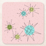 Rosa Iconic atom- Starbursts pappersunderlägg Underlägg Papper Kvadrat<br><div class="desc">Detta rosa Iconic atom- mönster för den Starbursts papperskustfartyget presenterar iconic atom- starbursts. Det är höger! Old school, första färgad bakgrund för damen rosor med guld- stänk är den perfekta bakgrunden för den vibrerande turkosen, rogivande selleri, och den kitschy peargröntfärgaden cirklar. Fläckarna av färg förläggas sporadically i olikt storleksanpassar med...</div>