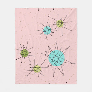 Rosa Iconic atom- Starbursts ullfilt Fleecefilt