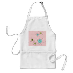 Rosa Iconic Atomic Starbursts Apron Förkläde