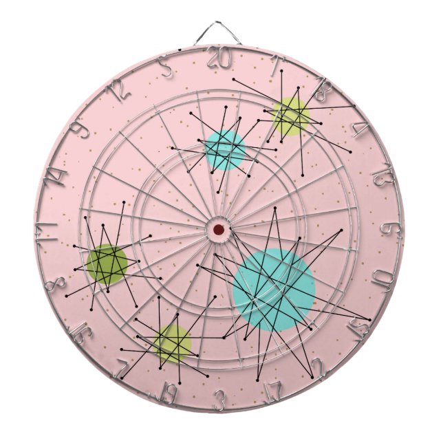 Rosa Iconic Atomic Starbursts Dart Board Darttavla (Framsidan)