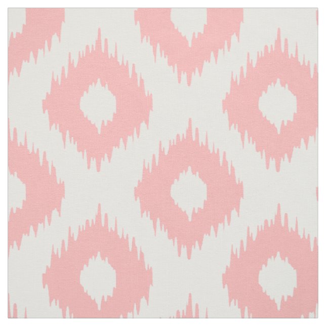 Rosa Ikat mönster Tyg (Provkarta)
