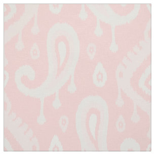 Rosa Ikat Paisley Large Tyg