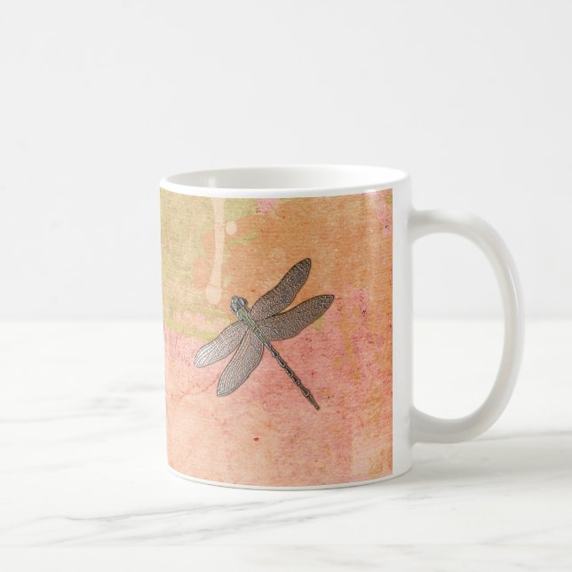 Rosa Impressions Dragonfly Kaffemugg (Höger)