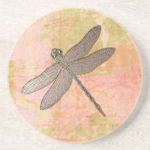 Rosa Impressions Dragonfly Underlägg