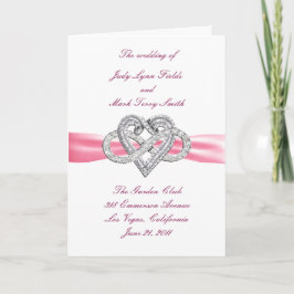 Rosa Infinity Heart-programkort Program