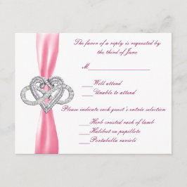 Rosa Infinity Heart Responcard OSA Kort