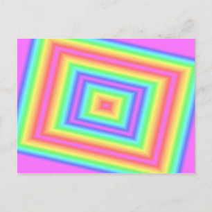 Rosa Infinity Post Card Vykort