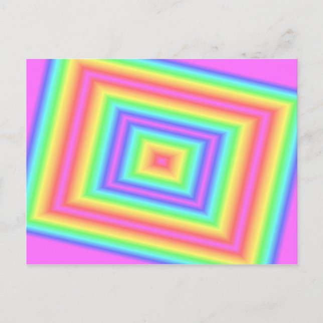 Rosa Infinity Post Card Vykort (Framsida)