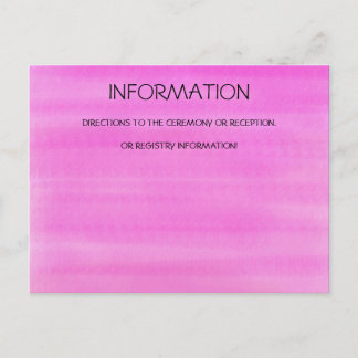 ROSA INFORMATIONSKORT OM VATTENFÄRG VYKORT